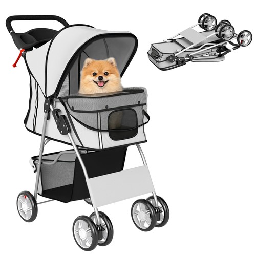 Pawhut passeggino per cani - pawhut,