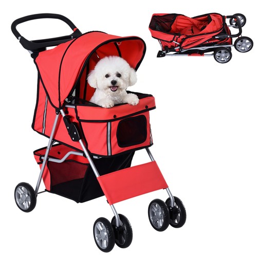 Pawhut passeggino per cani - per,