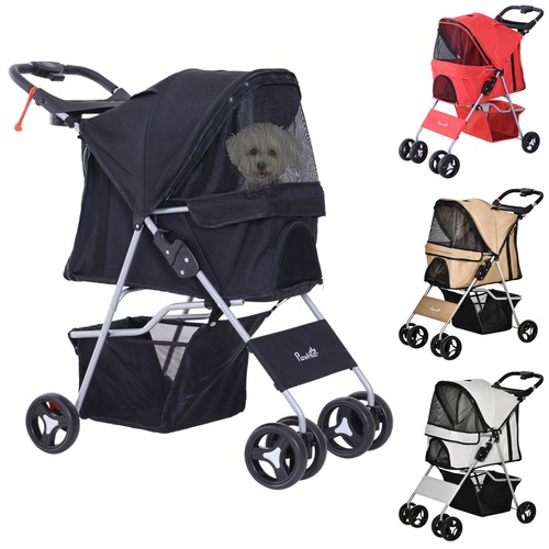 Pawhut passeggino per cani - pawhut,
