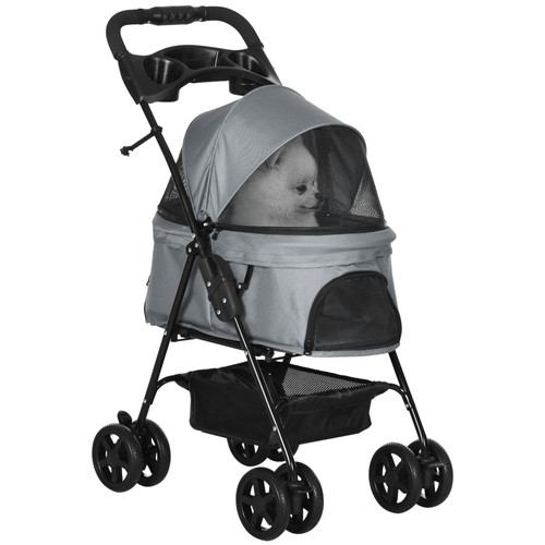 Passeggino per cani pieghevole - passeggino,