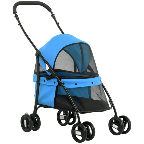 Passeggino per cani pieghevole - passeggino,