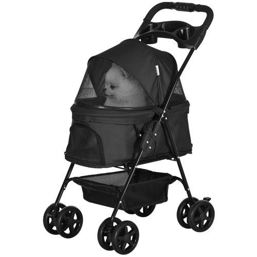 Pawhut passeggino per - per, cani
