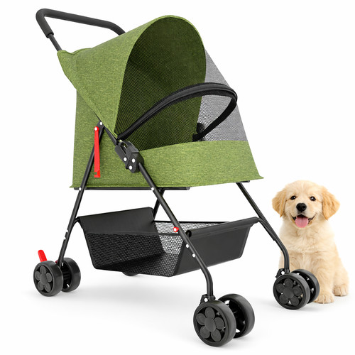 Passeggino pieghevole per cani - passeggino,