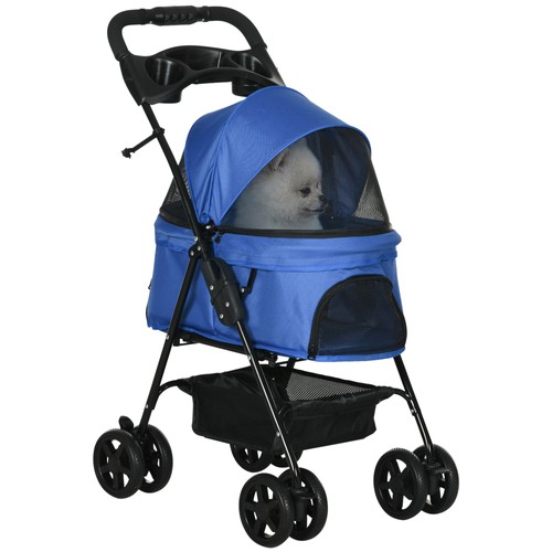 Passeggino per cani pieghevole - passeggino,