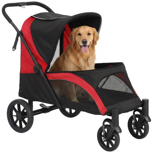 Pawhut passeggino per cani - pawhut,